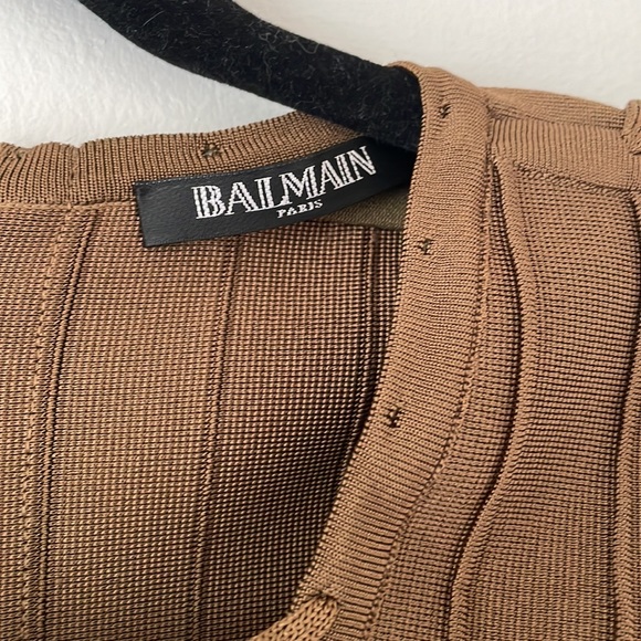 Balmain Dresses Balmain Bandage Dress Poshmark